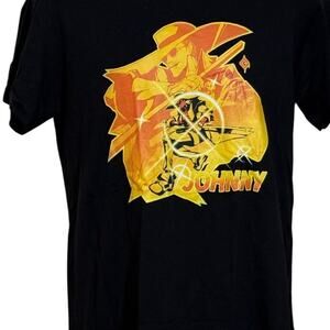 Guilty Gear Johnny Graphic Tee Size M – Anime Fighter Game T-Shirt Black